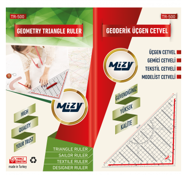 MİZY MARKA GEODERİK CETVELİ